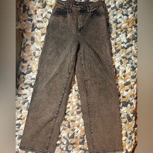 Wild Fable Women's High-Rise Flare Jeans in Washed Brown